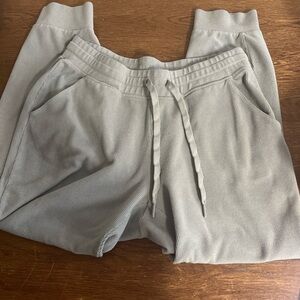 Marc New York Jogger Sweatpants – Men’s Large – Gray Ribbed Knit Lounge Pants